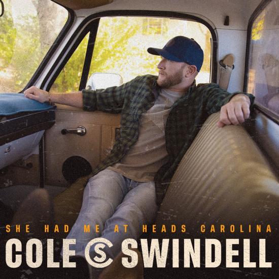 COLE SWINDELL STAYS AT NO. 1 FOR FOURTH CONSECUTIVE WEEK WITH “SHE HAD ME AT HEADS CAROLINA”